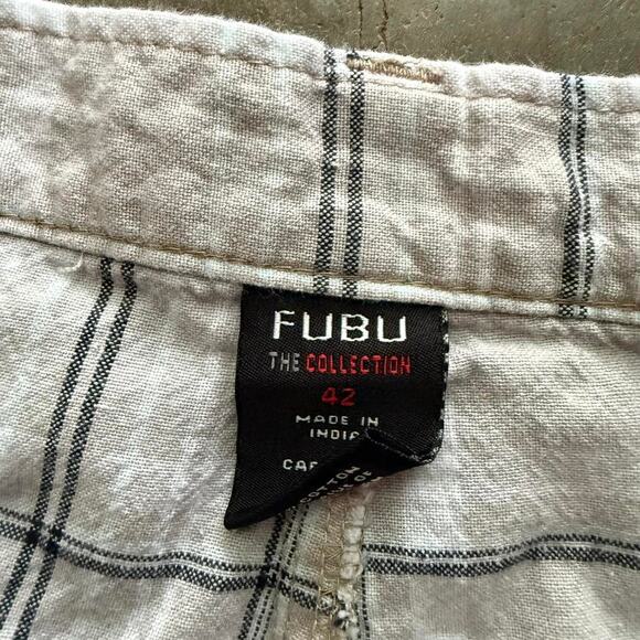 Baggy y2k fubu plaid shorts - Picture 3 of 7